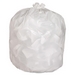 Low Density Can Liners, 23x33, 1 mil, 13 Gallon, White Trash Bags, 200/ct