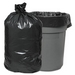 Low Density Can Liners, 38x58, 1 mil, 55-60 Gallon, Black Trash Bags, 100/ct