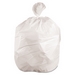 Low Density Can Liners, 40x46, .75 mil, 45 Gallon, White Trash Bags, 100/ct